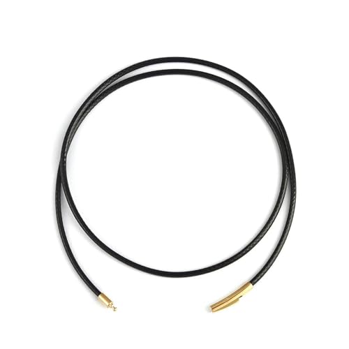 LYVQZPWLRWachsende Halskette, 45–60 cm Lange Halskettenschnur(Brown 2mmgold,50cm) von LYVQZPWLR