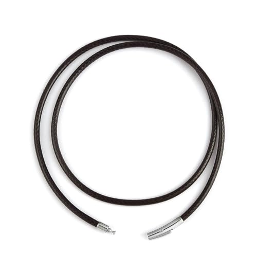 LYVQZPWLRWachsende Halskette, 45–60 cm Lange Halskettenschnur(Brown 3.0mmsteel,45cm) von LYVQZPWLR