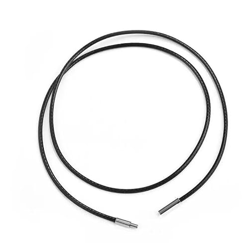 LYVQZPWLRWachsende Halskette, 45–60 cm Lange Lederkette(Ablack 2mm,60cm) von LYVQZPWLR