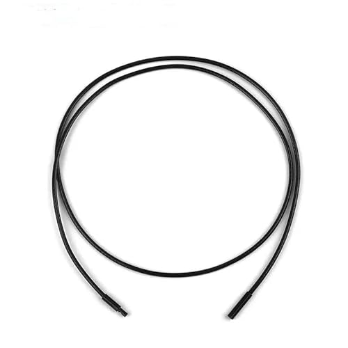 LYVQZPWLRWachsende Halskette, 45 cm schwarz braun geflochtene Wachsschnur DIY Anhänger Halskette Schmuckherstellung handgefertigt Lederseil Stahlverschluss String(1.5mm Black B) von LYVQZPWLR