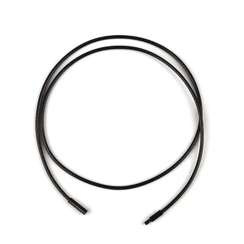 LYVQZPWLRWachsende Halskette, 45 cm schwarz braun geflochtene Wachsschnur DIY Anhänger Halskette Schmuckherstellung handgefertigt Lederseil Stahlverschluss String(2mm Brown B) von LYVQZPWLR