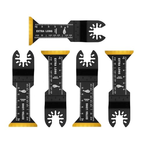118 x 44 x 68 mm oszillierendes Sägeblatt mit bimetallischer Titanbeschichtung, Sägen von Eisennägeln, 5-teiliges Universal-Schnittstellenwerkzeug 118 x 44 x 68 mm oszillierendes Sägeblatt mit bimetallischer Titanbeschichtung, Sägen von Eisennägeln, 5-teiliges Universal-Schnittstellenwerkzeug von LYXDWRC