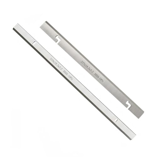 HSS-Hobelmesser for Holz, 1 Stück 257 x 18,2 x 3,2 mm for F22-561 COD1500PT CC10T, 1 Stück 319 x 18,2 x 3 mm Werkzeug, Wendemesser mit scharfer Klinge von LYXDWRC