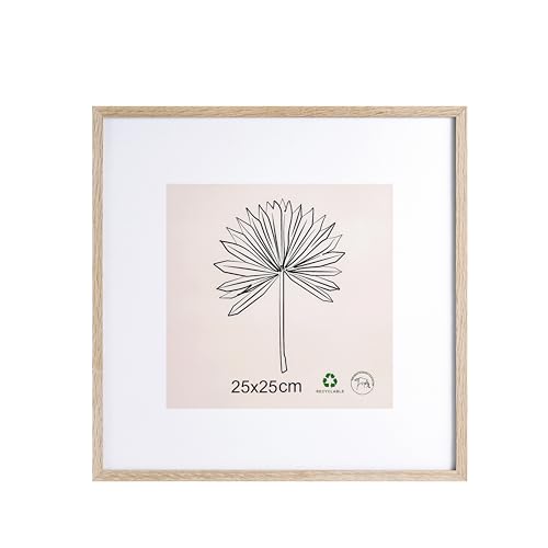 LYYYYX Bilderrahmen 25x25cm mit Passepartout Fotorahmen Holz mit Acrylglas zum Senkrechten Oder Waagerechten Aufhängen Bilderrahmen für Fotos, Poster, Puzzles/1er Set LYYYYX Bilderrahmen 25x25cm mit Passepartout Fotorahmen Holz mit Acrylglas zum Senkrechten Oder Waagerechten Aufhängen Bilderrahmen für Fotos, Poster, Puzzles/1er Set von LYYYYX