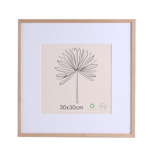 LYYYYX Bilderrahmen 30x30cm mit Passepartout Fotorahmen Holz mit Acrylglas zum Senkrechten Oder Waagerechten Aufhängen Bilderrahmen für Fotos, Poster, Puzzles LYYYYX Bilderrahmen 30x30cm mit Passepartout Fotorahmen Holz mit Acrylglas zum Senkrechten Oder Waagerechten Aufhängen Bilderrahmen für Fotos, Poster, Puzzles von LYYYYX