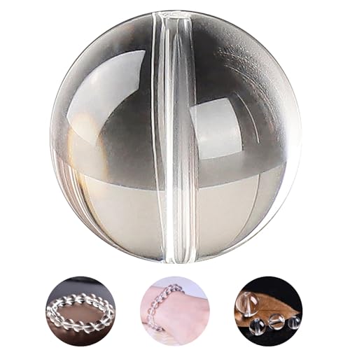 10 Stück natürliche, transparente, weiße Kristallperlen, runde Perlen, lose Perlen, einzelne Perlen, Armband, Perlen, DIY, Schmuck, Basteln 10 Stück natürliche, transparente, weiße Kristallperlen, runde Perlen, lose Perlen, einzelne Perlen, Armband, Perlen, DIY, Schmuck, Basteln von LYZYX