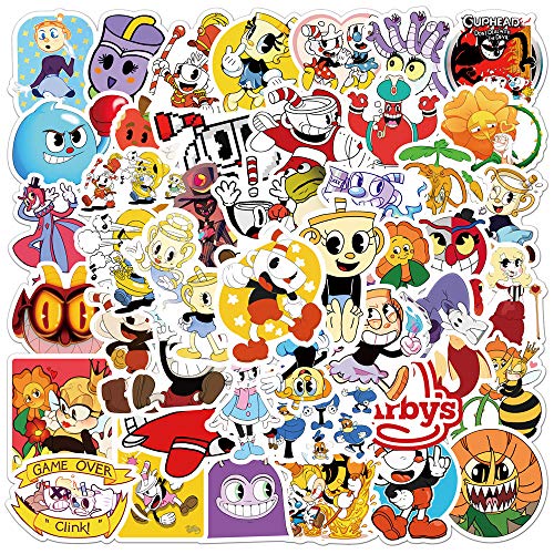 Cuphead Aufkleber Gemes Cuphead Sticker Set 50 Stücke Niedlich Deko für Auto Laptop Skateboard Fahrrad Moped Motorrad Fahrrad Computer,Geeignet für Erwachsene Kinder Cuphead Aufkleber Gemes Cuphead Sticker Set 50 Stücke Niedlich Deko für Auto Laptop Skateboard Fahrrad Moped Motorrad Fahrrad Computer,Geeignet für Erwachsene Kinder von LYunMu