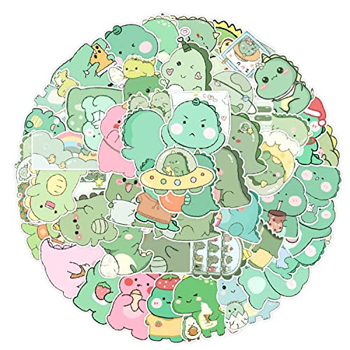 Dinosaurier Aufkleber Dinosaur Sticker Set 100 Stücke Cute Deko für Auto Laptop Skateboard Fahrrad Moped Motorrad Fahrrad Computer,Geeignet für Erwachsene Kinder von LYunMu