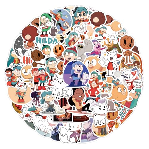 Hilda Aufkleber Hilda Sticker Set 100 Stücke Niedlich Deko für Auto Laptop Skateboard Fahrrad Moped Motorrad Fahrrad Computer,Geeignet für Erwachsene Kinder Hilda Aufkleber Hilda Sticker Set 100 Stücke Niedlich Deko für Auto Laptop Skateboard Fahrrad Moped Motorrad Fahrrad Computer,Geeignet für Erwachsene Kinder von LYunMu