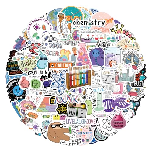 Labor Physik Chemie Aufkleber 100 Stücke Niedlich Deko für Auto Laptop Skateboard Fahrrad Moped Motorrad Fahrrad Computer Cartoon Student Sticker Set,Geeignet für Erwachsene Kinde Labor Physik Chemie Aufkleber 100 Stücke Niedlich Deko für Auto Laptop Skateboard Fahrrad Moped Motorrad Fahrrad Computer Cartoon Student Sticker Set,Geeignet für Erwachsene Kinde von LYunMu