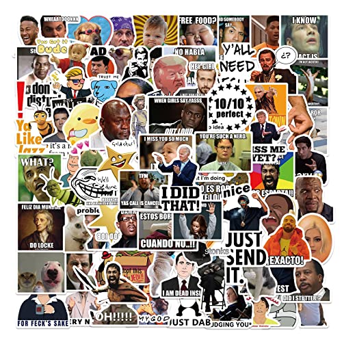Meme Aufkleber Lustige Meme Sticker Set 100 Stücke TV Meme Deko für Auto Laptop Skateboard Fahrrad Moped Motorrad Fahrrad Computer,Geeignet für Erwachsene Kinder Meme Aufkleber Lustige Meme Sticker Set 100 Stücke TV Meme Deko für Auto Laptop Skateboard Fahrrad Moped Motorrad Fahrrad Computer,Geeignet für Erwachsene Kinder von LYunMu