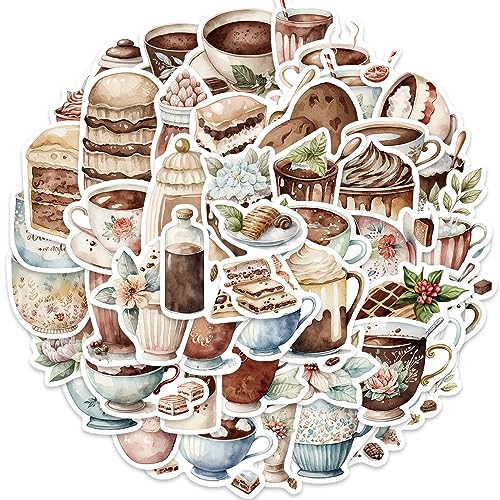 Nachmittag Tee Aufkleber Kaffee Sticker Set 50 Stücke Niedlich Deko für Auto Laptop Skateboard Fahrrad Moped Motorrad Fahrrad Computer,Geeignet für Erwachsene Kinder Nachmittag Tee Aufkleber Kaffee Sticker Set 50 Stücke Niedlich Deko für Auto Laptop Skateboard Fahrrad Moped Motorrad Fahrrad Computer,Geeignet für Erwachsene Kinder von LYunMu
