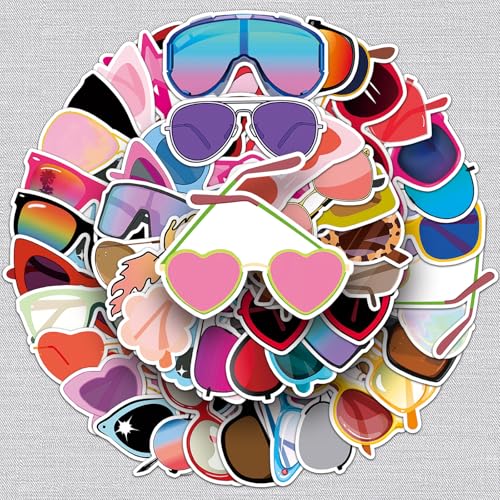 Sonnenbrille Aufkleber Sunglasses Sticker Set 50 Stücke Niedlich Deko für Auto Laptop Skateboard Fahrrad Moped Motorrad Fahrrad Computer,Geeignet für Erwachsene Kinder Sonnenbrille Aufkleber Sunglasses Sticker Set 50 Stücke Niedlich Deko für Auto Laptop Skateboard Fahrrad Moped Motorrad Fahrrad Computer,Geeignet für Erwachsene Kinder von LYunMu