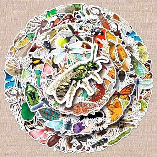 Süße Insekten Aufkleber Insekten Sticker Set 100 Stücke Niedlich Deko für Auto Laptop Skateboard Fahrrad Moped Motorrad Fahrrad Computer,Geeignet für Erwachsene Kinder Süße Insekten Aufkleber Insekten Sticker Set 100 Stücke Niedlich Deko für Auto Laptop Skateboard Fahrrad Moped Motorrad Fahrrad Computer,Geeignet für Erwachsene Kinder von LYunMu