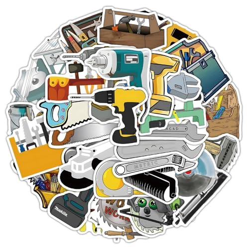 Tool Aufkleber 50 Stücke Niedlich Deko für Auto Laptop Skateboard Fahrrad Moped Motorrad Fahrrad Computer,Geeignet für Erwachsene Kinder Werkzeuge ästhetisch Sticker Set Tool Aufkleber 50 Stücke Niedlich Deko für Auto Laptop Skateboard Fahrrad Moped Motorrad Fahrrad Computer,Geeignet für Erwachsene Kinder Werkzeuge ästhetisch Sticker Set von LYunMu
