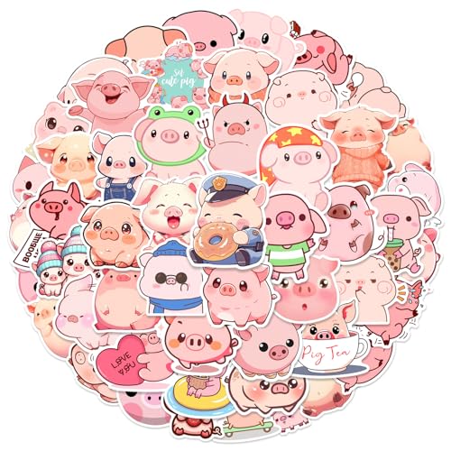 kleine Schweinchen Aufkleber Pig Sticker Set 50 Stücke Niedlich Deko für Auto Laptop Skateboard Fahrrad Moped Motorrad Fahrrad Computer,Geeignet für Erwachsene Kinde kleine Schweinchen Aufkleber Pig Sticker Set 50 Stücke Niedlich Deko für Auto Laptop Skateboard Fahrrad Moped Motorrad Fahrrad Computer,Geeignet für Erwachsene Kinde von LYunMu