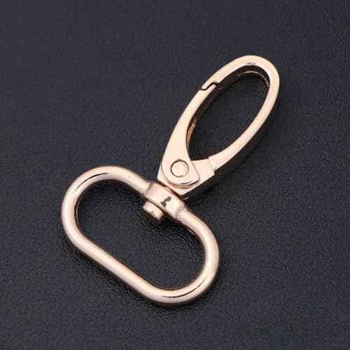 5 Stück drehbarer Karabinerverschluss für Gurttaschen, Metallschnallen, Gurtband, Karabinerhaken, Schlüsselring, Karabiner, DIY-Zubehör-5 Stück-25 mm-Gold 5 Stück drehbarer Karabinerverschluss für Gurttaschen, Metallschnallen, Gurtband, Karabinerhaken, Schlüsselring, Karabiner, DIY-Zubehör-5 Stück-25 mm-Gold von LZBANI