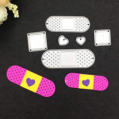 8,1 x 4,3 cm Band-Aid Metall-Stanzformen für Kartengestaltung, Scrapbooking, Weihnachten (JA051113) von LZBRDY