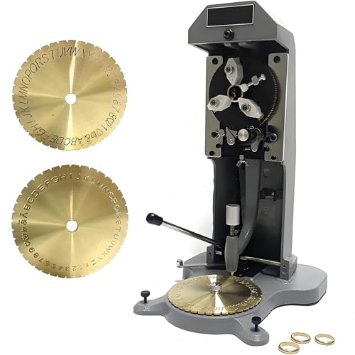 LZDOYY Innengravurmaschine für Ringe, Ringgravierstempel, 1,5 mm – 2,0 mm, Buchstabenblock, Ring, Schmuckherstellung, Graviermaschine für die Innengravur von Ringen von LZDOYY