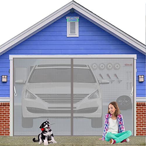 Fliegengitter Fenster Insektenschutz, 100x210 cm Magnet ohne Bohren Moskitonetz Dachfenster Fliegenschutzgitter für Innen Außen Praktischer Magnetverschluss, Grau, Neuste Version von LZHBD