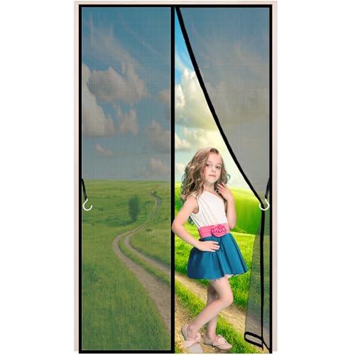 LZHBD Magnet Fliegengitter Tür Balkontür, 300x300 cm Insektenschutz Magnet Fliegenvorhang Ideal Moskitonetz Magnetverschluss für Balkontür Wohnzimmer Terrassentür, Schwarz, Neuste Version LZHBD Magnet Fliegengitter Tür Balkontür, 300x300 cm Insektenschutz Magnet Fliegenvorhang Ideal Moskitonetz Magnetverschluss für Balkontür Wohnzimmer Terrassentür, Schwarz, Neuste Version von LZHBD