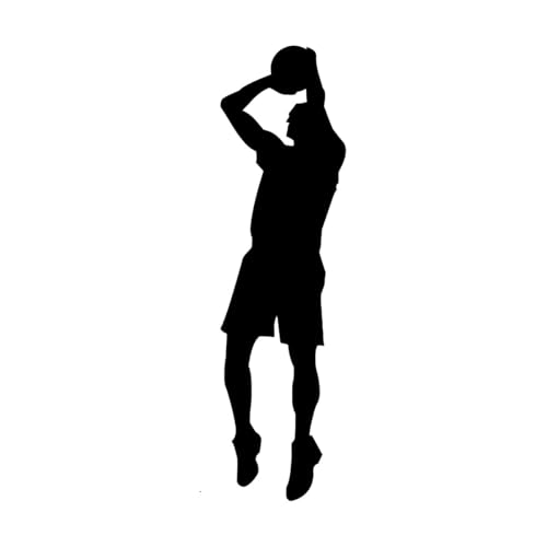 Basketball-Wandaufkleber, Basketballspieler, Basketball-Wandsticker für Zuhause, Kinderzimmer, Dekorationsaufkleber, Vinyl, Sportaufkleber, klein – 16x57cm Basketball-Wandaufkleber, Basketballspieler, Basketball-Wandsticker für Zuhause, Kinderzimmer, Dekorationsaufkleber, Vinyl, Sportaufkleber, klein – 16x57cm von LZHOUTING