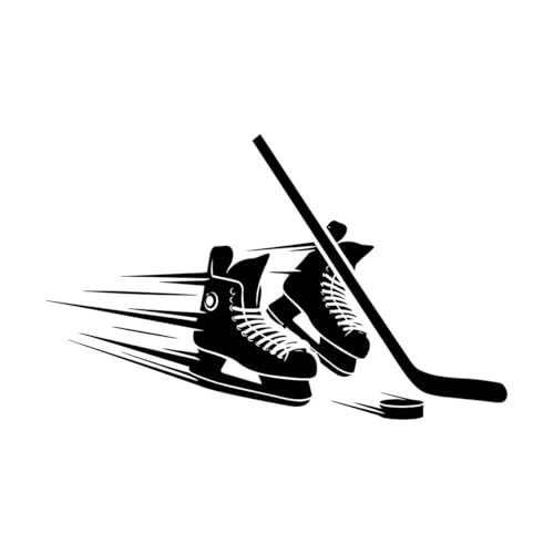 Eishockey-Kunst, Vinyl-Wandaufkleber, Eishockey-Sport, Wandaufkleber, Heim- und Kinderzimmer-Dekoration, Aufkleber, entfernbares Kunstwandbild, klein – 26x42cm Eishockey-Kunst, Vinyl-Wandaufkleber, Eishockey-Sport, Wandaufkleber, Heim- und Kinderzimmer-Dekoration, Aufkleber, entfernbares Kunstwandbild, klein – 26x42cm von LZHOUTING