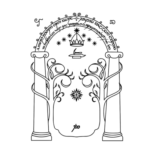 Wandtattoo „Mines of Moria“ für Tür, Kinderzimmer-Dekoration, Vinyl, für Kinderzimmer, Innenbereich, Wandaufkleber, Jungen, Schlafsaal, Heimdekoration, klein – 30x42cm Wandtattoo „Mines of Moria“ für Tür, Kinderzimmer-Dekoration, Vinyl, für Kinderzimmer, Innenbereich, Wandaufkleber, Jungen, Schlafsaal, Heimdekoration, klein – 30x42cm von LZHOUTING