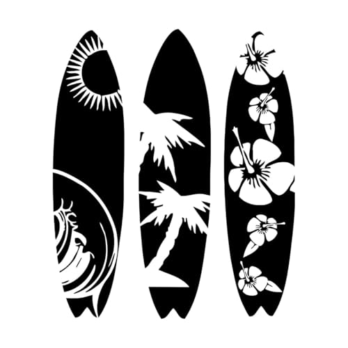 Wandtattoo Surfbrett-Aufkleber, Wellen, Meer, Strand, Vinyl, Extremsport, Kinderzimmer, Schlafzimmer, Heimdekoration, Geschenk für Jungen, extragroß – 75x90cm Wandtattoo Surfbrett-Aufkleber, Wellen, Meer, Strand, Vinyl, Extremsport, Kinderzimmer, Schlafzimmer, Heimdekoration, Geschenk für Jungen, extragroß – 75x90cm von LZHOUTING