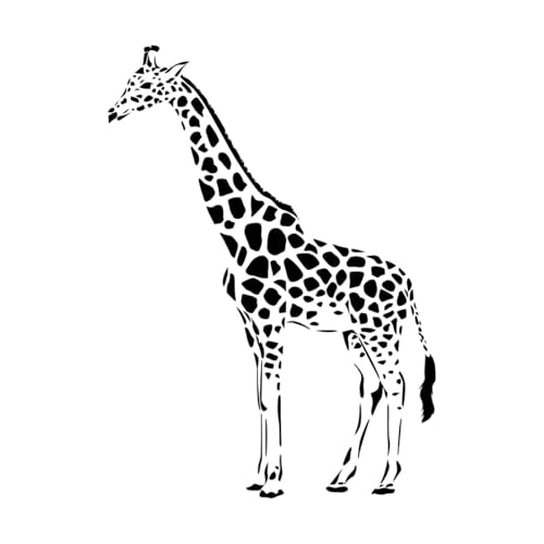 Wandtattoo für Kinderzimmer, Tier-Giraffe, Wandaufkleber, Safari, Kinderzimmerdeko, entfernbar, Vinyl, Kunst, Cartoon, klein – 42x57cm Wandtattoo für Kinderzimmer, Tier-Giraffe, Wandaufkleber, Safari, Kinderzimmerdeko, entfernbar, Vinyl, Kunst, Cartoon, klein – 42x57cm von LZHOUTING