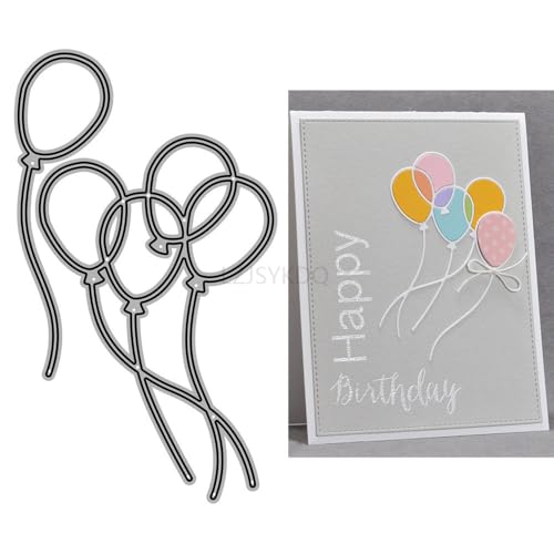 Ballon-Stanzformen für Kartenherstellung, Ballonbordüre, Metall-Stanzformen für Papier, Scrapbooking, DIY-Schablonen für Album, Party, Hochzeit, Festivals, Dekoration Ballon-Stanzformen für Kartenherstellung, Ballonbordüre, Metall-Stanzformen für Papier, Scrapbooking, DIY-Schablonen für Album, Party, Hochzeit, Festivals, Dekoration von LZJSYKDQ