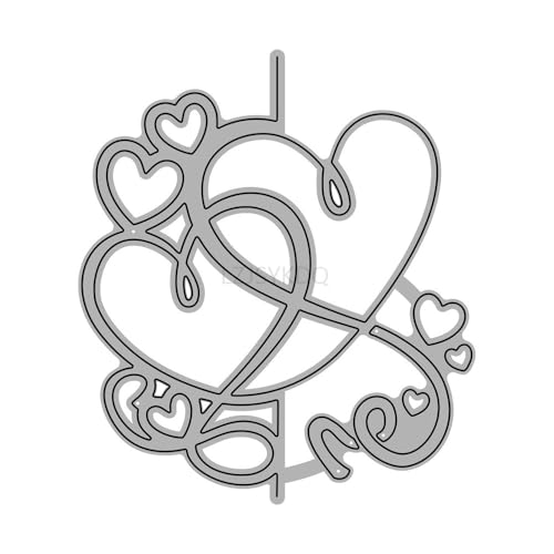Herz-Stanzformen für Kartenherstellung, hohle Spitze, Metall-Stanzformen für Papier, Scrapbooking, DIY-Schablonen für Album, Party, Hochzeit, Festivals, Dekoration Herz-Stanzformen für Kartenherstellung, hohle Spitze, Metall-Stanzformen für Papier, Scrapbooking, DIY-Schablonen für Album, Party, Hochzeit, Festivals, Dekoration von LZJSYKDQ