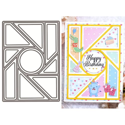 Hintergrund-Stanzformen für Kartenherstellung, Spleißen, geometrische Metall-Stanzformen für Papier, Scrapbooking, DIY-Schablonen für Album, Party, Hochzeit, Festivals, Dekoration Hintergrund-Stanzformen für Kartenherstellung, Spleißen, geometrische Metall-Stanzformen für Papier, Scrapbooking, DIY-Schablonen für Album, Party, Hochzeit, Festivals, Dekoration von LZJSYKDQ