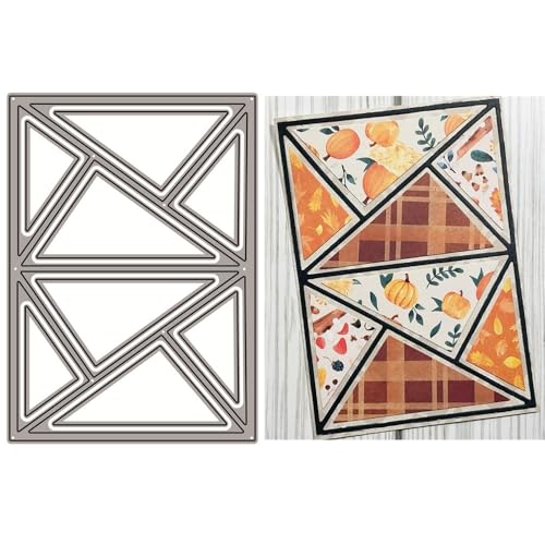 Hintergrund-Stanzformen für Kartenherstellung, Spleißen Dreieck, Metall-Stanzformen für Papier, Scrapbooking, DIY-Schablonen für Album, Party, Hochzeit, Festivals, Dekoration Hintergrund-Stanzformen für Kartenherstellung, Spleißen Dreieck, Metall-Stanzformen für Papier, Scrapbooking, DIY-Schablonen für Album, Party, Hochzeit, Festivals, Dekoration von LZJSYKDQ