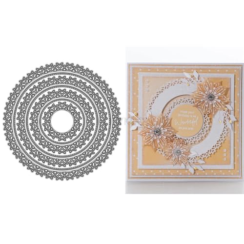 Hintergrundplatten-Stanzformen für Kartenherstellung, runde Spitze, Metall-Stanzformen für Papier, Scrapbooking, DIY-Schablonen für Album, Party, Hochzeit, Festivals, Dekoration Hintergrundplatten-Stanzformen für Kartenherstellung, runde Spitze, Metall-Stanzformen für Papier, Scrapbooking, DIY-Schablonen für Album, Party, Hochzeit, Festivals, Dekoration von LZJSYKDQ