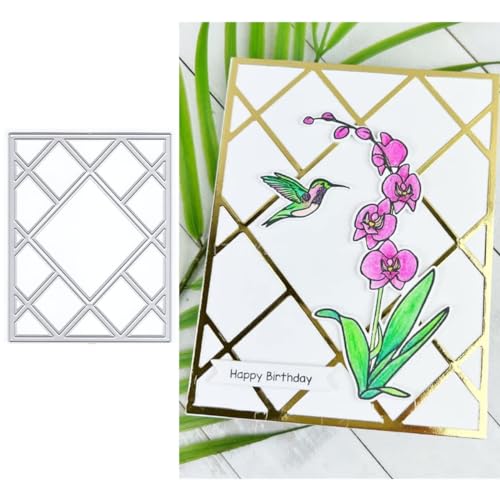 Hohlrauten-Hintergrundtafel, Stanzformen für Kartenherstellung, rechteckige Metall-Stanzformen für Papier, Scrapbooking, DIY-Schablonen für Album, Party, Hochzeit, Festivals, Dekoration Hohlrauten-Hintergrundtafel, Stanzformen für Kartenherstellung, rechteckige Metall-Stanzformen für Papier, Scrapbooking, DIY-Schablonen für Album, Party, Hochzeit, Festivals, Dekoration von LZJSYKDQ
