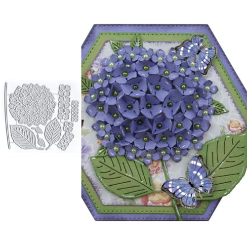 KDQ1432 Hortensien-Blumen-Stanzformen für Kartenherstellung, Pflanzen-Metall-Stanzformen für Papier, Scrapbooking, DIY-Schablonen für Album, Party, Hochzeit, Festivals, Dekoration, KDQ1432 KDQ1432 Hortensien-Blumen-Stanzformen für Kartenherstellung, Pflanzen-Metall-Stanzformen für Papier, Scrapbooking, DIY-Schablonen für Album, Party, Hochzeit, Festivals, Dekoration, KDQ1432 von LZJSYKDQ