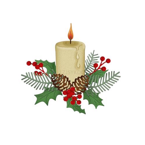Kerzen-Stanzformen für Kartenherstellung, Weihnachtsblätter, Metall-Stanzformen für Papier, Scrapbooking, DIY-Schablonen für Album, Party, Hochzeit, Festivals, Dekoration Kerzen-Stanzformen für Kartenherstellung, Weihnachtsblätter, Metall-Stanzformen für Papier, Scrapbooking, DIY-Schablonen für Album, Party, Hochzeit, Festivals, Dekoration von LZJSYKDQ