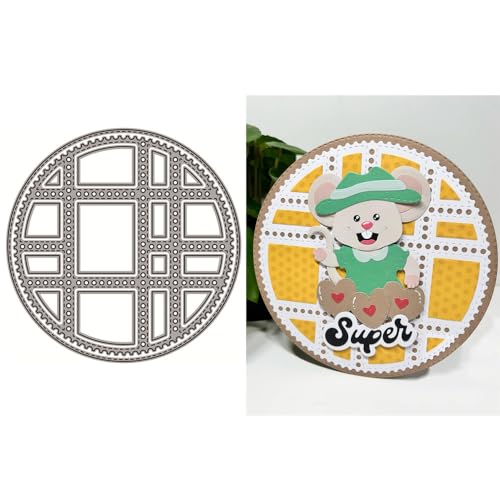 Kreis-Hintergrund-Stanzformen für Kartenherstellung, Spleißstempel, Metall-Stanzformen für Papier, Scrapbooking, DIY-Schablonen für Album, Party, Hochzeit, Festivals, Dekoration Kreis-Hintergrund-Stanzformen für Kartenherstellung, Spleißstempel, Metall-Stanzformen für Papier, Scrapbooking, DIY-Schablonen für Album, Party, Hochzeit, Festivals, Dekoration von LZJSYKDQ