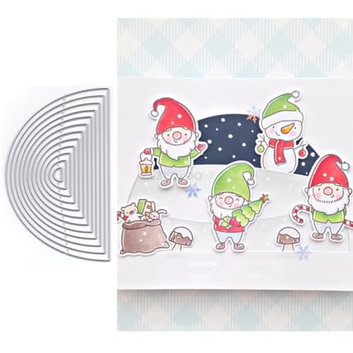 Linie, halbrunde Stanzformen für Kartenherstellung, gewölbte Metall-Stanzformen für Papier, Scrapbooking, DIY-Schablonen für Album, Party, Hochzeit, Festivals, Dekoration Linie, halbrunde Stanzformen für Kartenherstellung, gewölbte Metall-Stanzformen für Papier, Scrapbooking, DIY-Schablonen für Album, Party, Hochzeit, Festivals, Dekoration von LZJSYKDQ