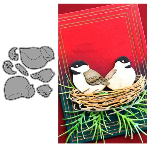Little Bird Stanzformen für Kartenherstellung, Tiere, Metall-Stanzformen für Papier, Scrapbooking, DIY-Schablonen für Album, Party, Hochzeit, Festivals, Dekoration von LZJSYKDQ