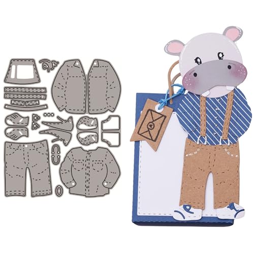 Patchwork-Kleidungs-Stanzformen für Kartenherstellung, Patchwork-Hosen, Metall-Stanzformen für Papier, Scrapbooking, DIY-Schablonen für Album, Party, Hochzeit, Festivals, Dekoration Patchwork-Kleidungs-Stanzformen für Kartenherstellung, Patchwork-Hosen, Metall-Stanzformen für Papier, Scrapbooking, DIY-Schablonen für Album, Party, Hochzeit, Festivals, Dekoration von LZJSYKDQ