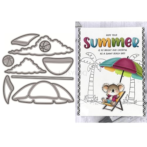 Patchwork-Sonnenschirm-Stanzformen für Kartenherstellung, Volleyball-Wolken, Metall-Stanzformen für Papier, Scrapbooking, DIY-Schablonen für Album, Party, Hochzeit, Festivals, Dekoration Patchwork-Sonnenschirm-Stanzformen für Kartenherstellung, Volleyball-Wolken, Metall-Stanzformen für Papier, Scrapbooking, DIY-Schablonen für Album, Party, Hochzeit, Festivals, Dekoration von LZJSYKDQ