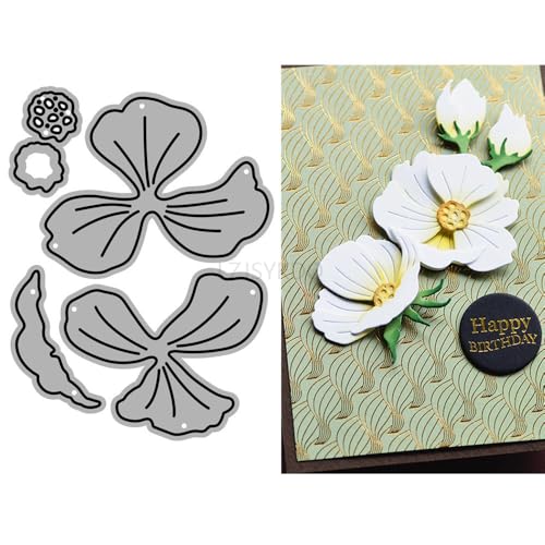Pflanzen-Stanzformen für Kartenherstellung, Patchwork-Blumen-Metall-Stanzformen für Papier, Scrapbooking, DIY-Schablonen für Album, Party, Hochzeit, Festivals, Dekoration Pflanzen-Stanzformen für Kartenherstellung, Patchwork-Blumen-Metall-Stanzformen für Papier, Scrapbooking, DIY-Schablonen für Album, Party, Hochzeit, Festivals, Dekoration von LZJSYKDQ