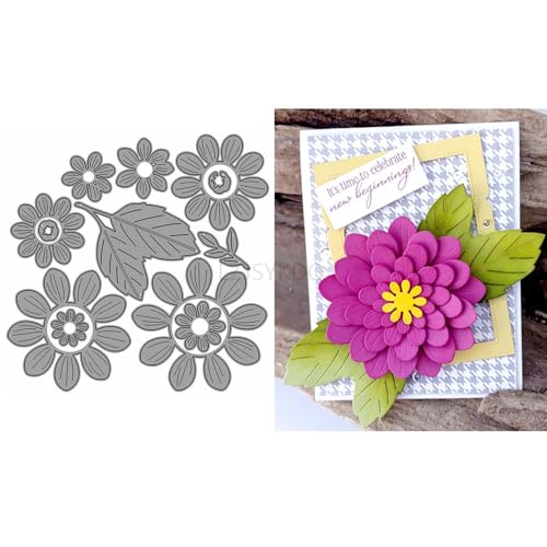 Pflanzen-Stanzformen für Kartenherstellung, Patchwork-Pfingstrose, Metall-Stanzformen für Papier, Scrapbooking, DIY-Schablonen für Album, Party, Hochzeit, Festivals, Dekoration Pflanzen-Stanzformen für Kartenherstellung, Patchwork-Pfingstrose, Metall-Stanzformen für Papier, Scrapbooking, DIY-Schablonen für Album, Party, Hochzeit, Festivals, Dekoration von LZJSYKDQ