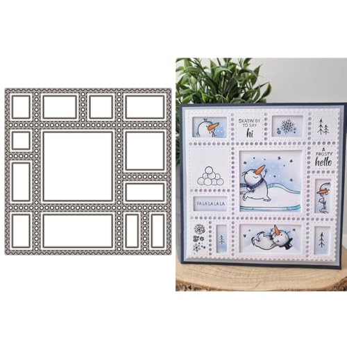 Quadratische Hintergrundtafel-Stanzformen für Kartenherstellung, Spleißstempel, Metall-Stanzformen für Papier, Scrapbooking, DIY-Schablonen für Album, Party, Hochzeit, Festivals, Dekoration Quadratische Hintergrundtafel-Stanzformen für Kartenherstellung, Spleißstempel, Metall-Stanzformen für Papier, Scrapbooking, DIY-Schablonen für Album, Party, Hochzeit, Festivals, Dekoration von LZJSYKDQ