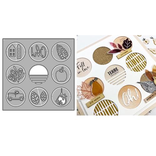 Quadratische Kreise, hohle Hintergrund-Stanzformen für Kartenherstellung, Obst- und Blattanhänger, Metall-Stanzformen für Papier, Scrapbooking, DIY-Schablonen für Album, Party, Hochzeit, Festivals Quadratische Kreise, hohle Hintergrund-Stanzformen für Kartenherstellung, Obst- und Blattanhänger, Metall-Stanzformen für Papier, Scrapbooking, DIY-Schablonen für Album, Party, Hochzeit, Festivals von LZJSYKDQ