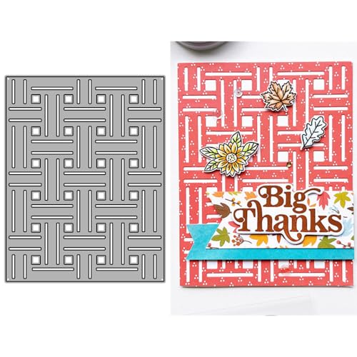 Rechteckige Hintergrund-Stanzformen für Kartenherstellung, hohles Gitter, Metall-Stanzformen für Papier, Scrapbooking, DIY-Schablonen für Album, Party, Hochzeit, Festivals, Dekoration Rechteckige Hintergrund-Stanzformen für Kartenherstellung, hohles Gitter, Metall-Stanzformen für Papier, Scrapbooking, DIY-Schablonen für Album, Party, Hochzeit, Festivals, Dekoration von LZJSYKDQ