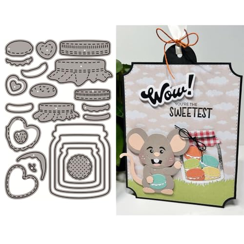 Spleißflaschen-Stanzformen für Kartenherstellung, Herz-Kekse, Metall-Stanzformen für Papier, Scrapbooking, DIY-Schablonen für Album, Party, Hochzeit, Festivals, Dekoration Spleißflaschen-Stanzformen für Kartenherstellung, Herz-Kekse, Metall-Stanzformen für Papier, Scrapbooking, DIY-Schablonen für Album, Party, Hochzeit, Festivals, Dekoration von LZJSYKDQ