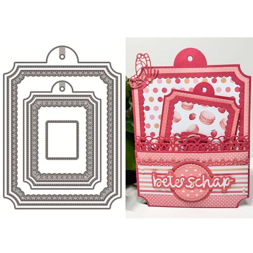 Stanzformen für Etiketten, Stanzformen für Kartenherstellung, Spitzenbordüre, Metall-Stanzformen für Papier, Scrapbooking, DIY-Schablonen für Album, Party, Hochzeit, Festivals, Dekoration Stanzformen für Etiketten, Stanzformen für Kartenherstellung, Spitzenbordüre, Metall-Stanzformen für Papier, Scrapbooking, DIY-Schablonen für Album, Party, Hochzeit, Festivals, Dekoration von LZJSYKDQ